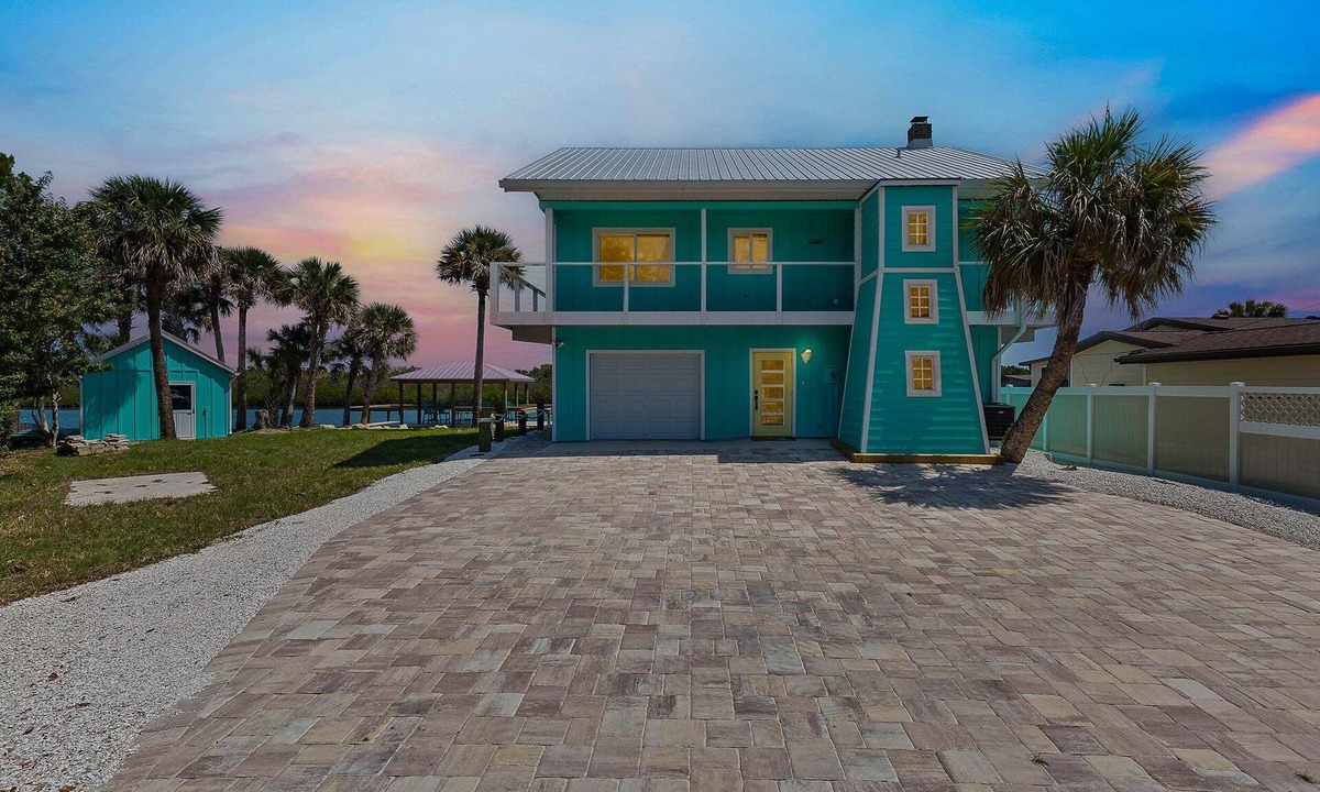South Waterfront Park House | Private Riverfront Retreat w/Dock, Boat Access & Sunrise Views