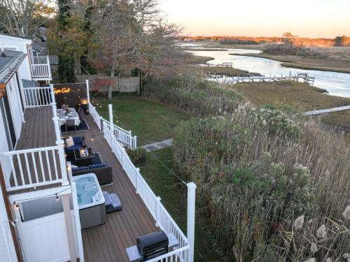 South Dennis House | Waterfront Escape HotTub, Pets OK, Pool Table