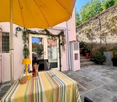 Monte San Quirico Apartment | Authentic Tuscan Studio in Lucca with Private Patio