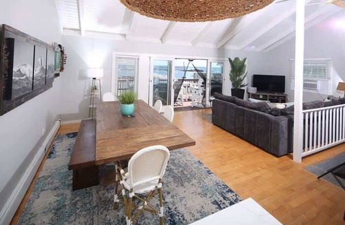Minot House | Charming! Direct ocean front house on private Minot beach in Scituate Sleeps 11.