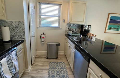 Brigantine Condo | Immaculate Beach Block Condo with Private Yard, Outdoor Shower, & Garage