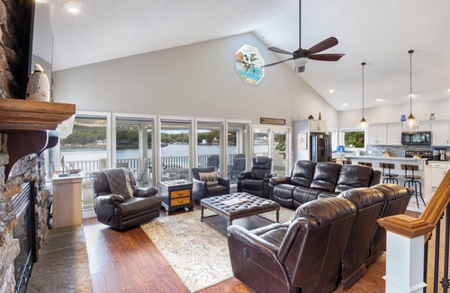 Gravois Mills House | Incredible Views, Spacious Deck, Private Dock, Gas Grill, Games & Cards
