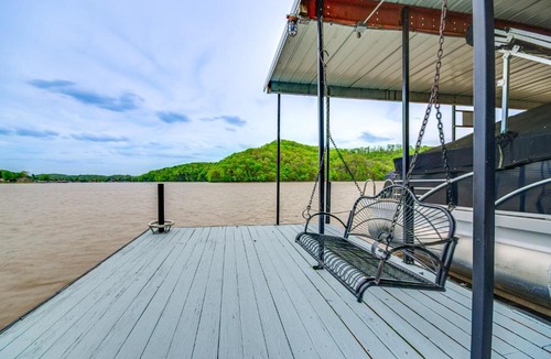 Roach House | Lakefront Ozarks Home w/Private Dock & Patio!