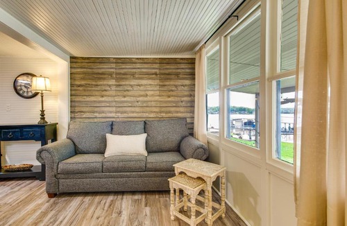 Roach House | Lakefront Ozarks Home w/Private Dock & Patio!