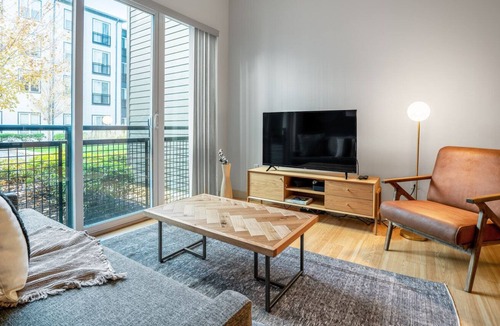 D Street - West Broadway Apartment | Mod South Boston 1BR w/ Doorman, W/D, nr. Seaport