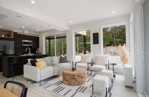 La Conception Cabin | Modern Luxury Chalet near Tremblant + Private Spa