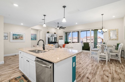 Whitney Beach Condo | One Particular Harbour 388-401 · Top Floor · Pool Lanai