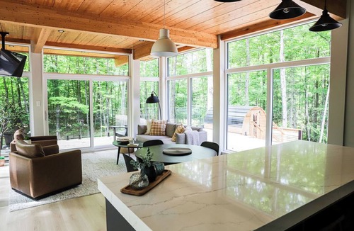Greater Madawaska Cabin | Sköv Cabin Luxury Escape | Cedar Sauna & Hot tub