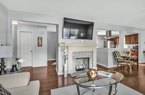 Omaha House | Stay in a charming 2-bedroom house in Omaha with WiFi, AC, and a peaceful vibe.