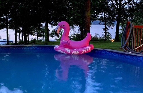 Checotah House | Waterfront Lakehouse with Private Pool and Boat Dock!