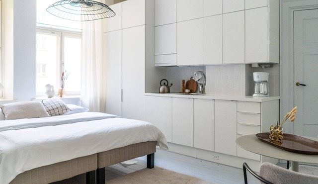 Central studio with spacious bathroom
