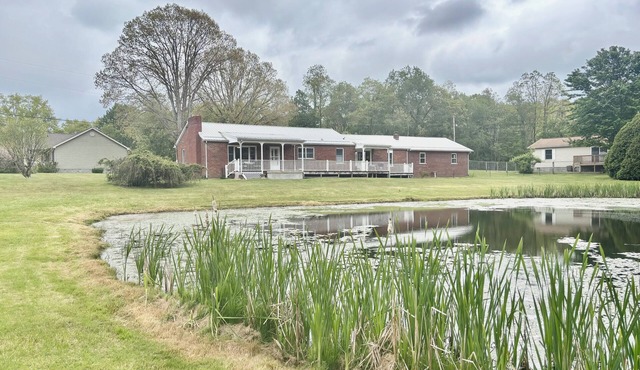 Let the frogs sing you to sleep at night in this family and pet friendly home.