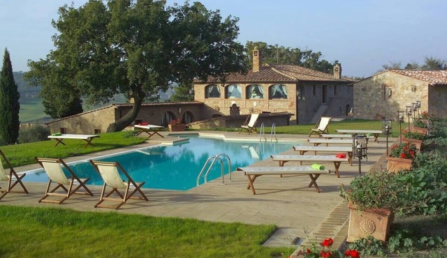 Pienza villa rental with pool