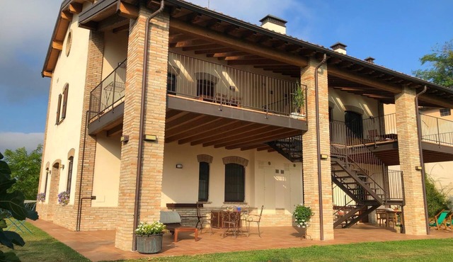 Second floor apartment in renovated rural building