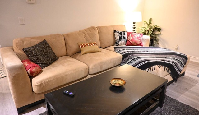 Spacious home in Mississauga with pool table in the basement.