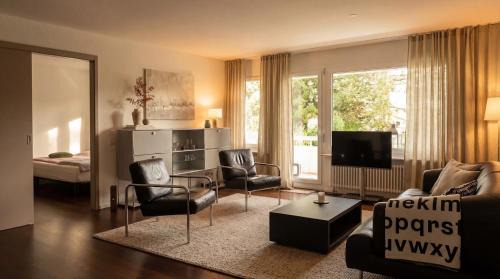 Swiss Horizon - Bergsuite 112 m2 mit 2 Ensuite-Bädern & 52 m2 Terrassenfläche